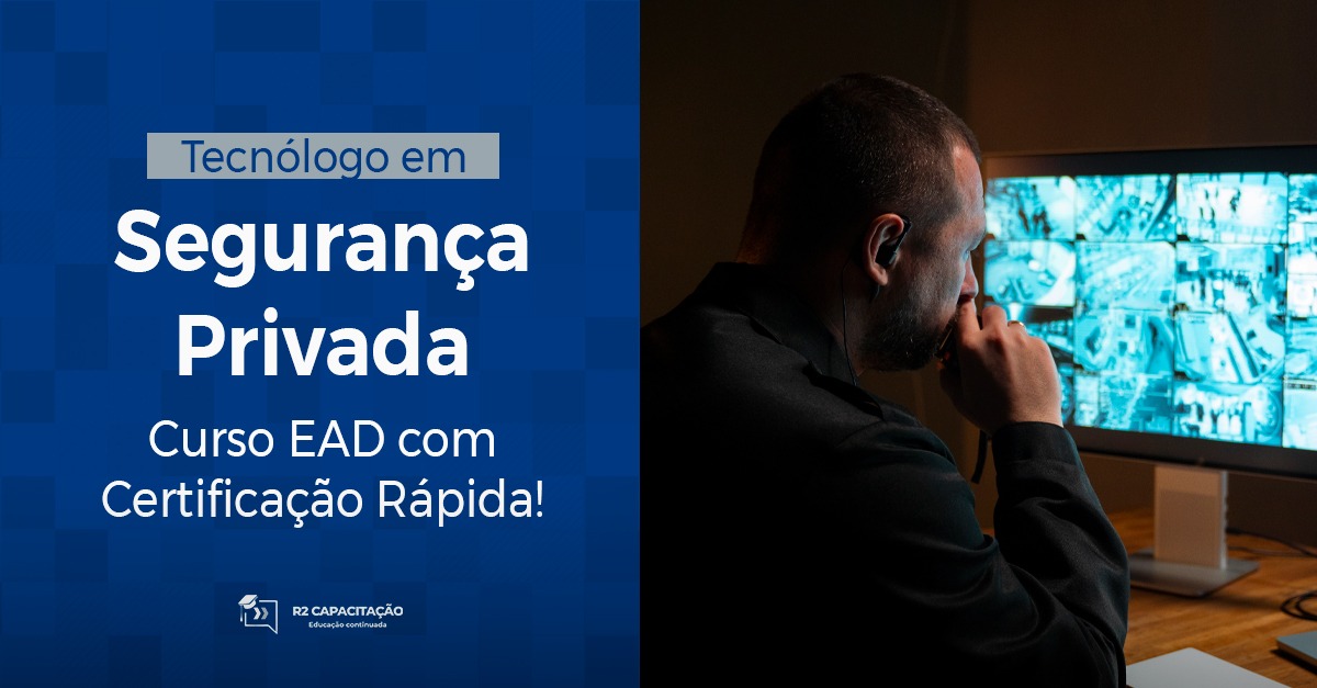 tecnologo em segurança privada curso ead com certificação rapida